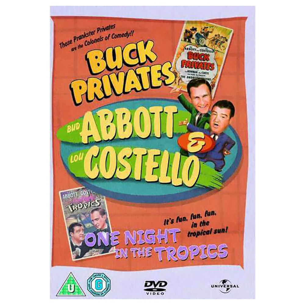 Abbott and Costello: Buck Privates / One Night in the Tropics Bild 1