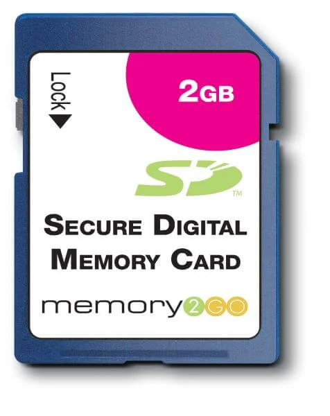 Memory2Go 2GB SD Card Bild 1