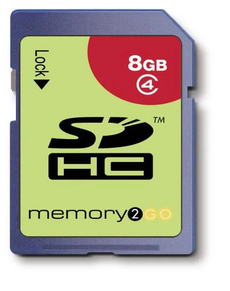Memory2Go 8GB SDHC Card (Class 4) Bild 1