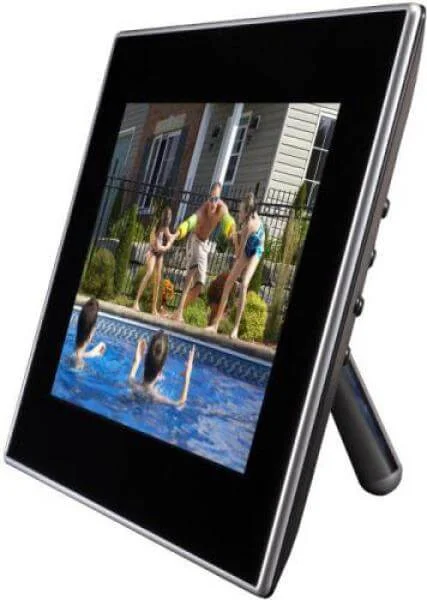 Linx Memoire 8 Inch Designer Digital Photo frame - Black Bild 1