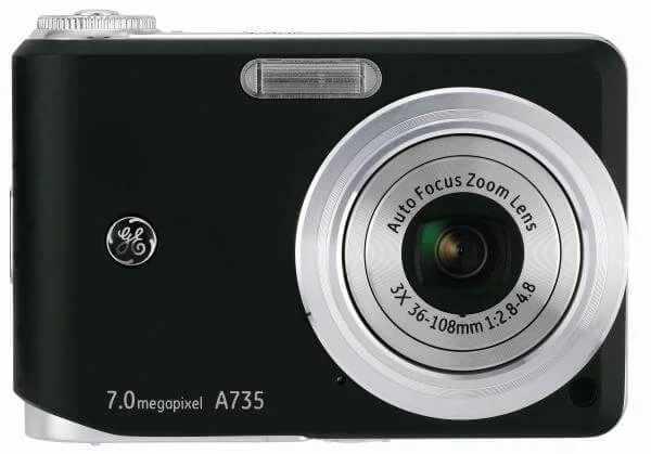 GE A735 7.0 Megapixel Black Digital Camera Bild 1