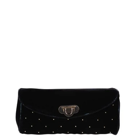 French Connection Velvet Stud Clutch Bild 1