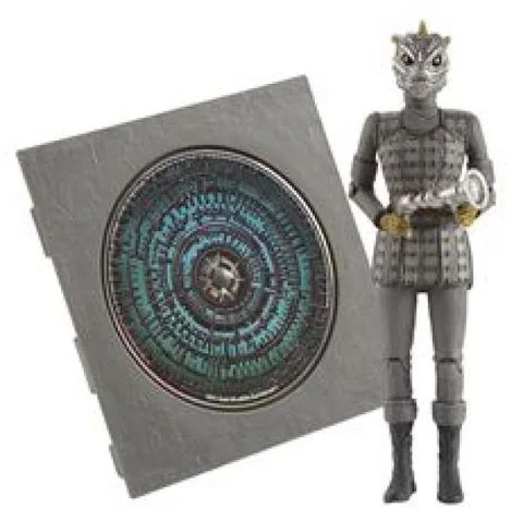 Dr Who Pandorica 5 Inch Action Figure and Audio MP3 CD Collection Silurian Warrior Bild 1