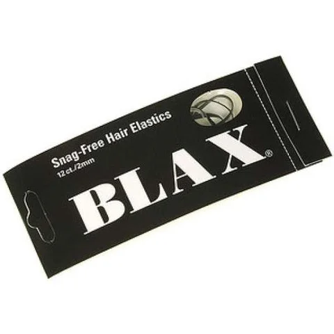 Blax 2mm Mini Zopfhalter ziepfrei - schwarz/durchsichtig Bild 1