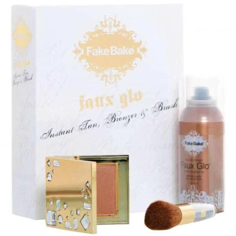 Fake Bake Faux Glo Instant Tan Aerosol Gift Set 118ml Bild 1
