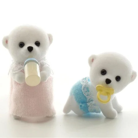Sylvanian Families Polar Bear Twin Babies Bild 1