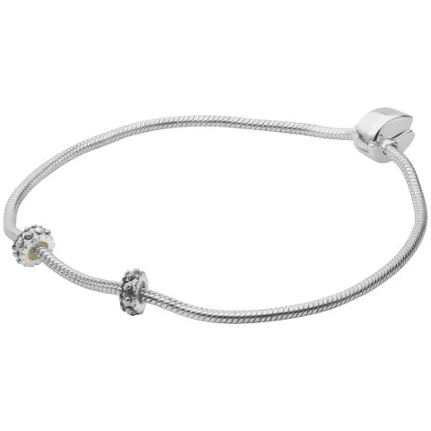 Amadora Silver Bracelet - Eine Größe Bild 1