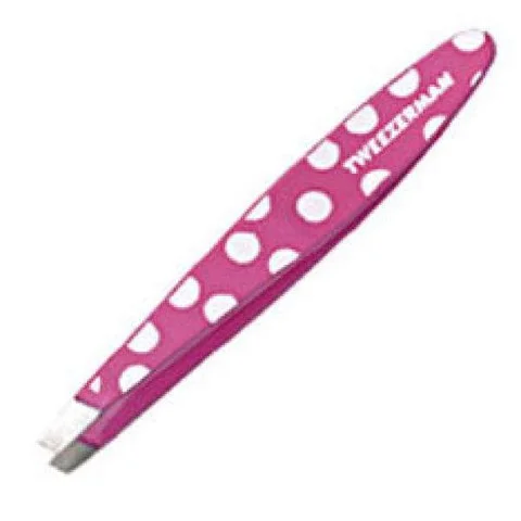 Tweezerman Pink Polka Dot Mini Slant Tweezers Bild 1