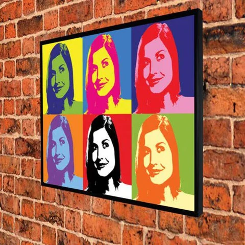 Personalisierter Pop-Art Druck, Geschenkpaket Bild 1