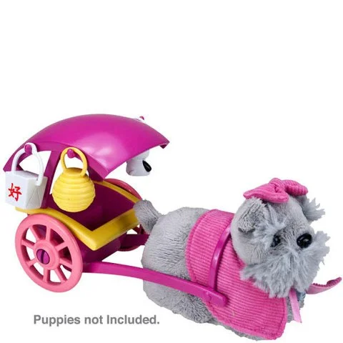 Zhu Zhu Pets Puppies Schiebespielzeug - Wauwau Buggy Bild 1