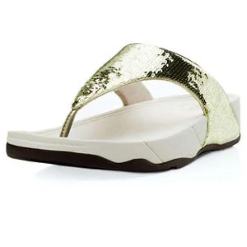 FitFlop Women's Electra Flip Flops - Gold - 4 - Gold Bild 1