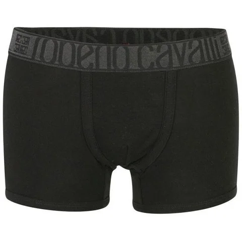 Roberto Cavalli Men's Branded Underwear Boxer - Black - M - Schwarz Bild 1