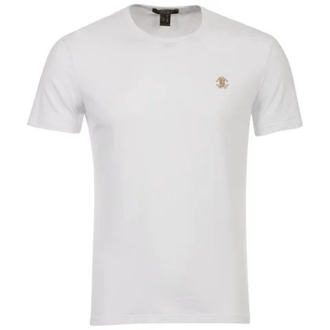 Roberto Cavalli Men's Crew Neck T-Shirt - White - XS - Weiß Bild 1