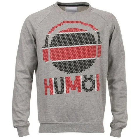 Humor Men's Flamengo Print Crew Neck Sweatshirt - Grey Marl - S - Grau meliert Bild 1