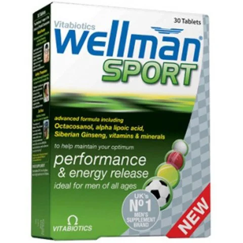 Vitabiotics Wellman Sport - 30Tabletten - Box - Geschmacksneutral Bild 1