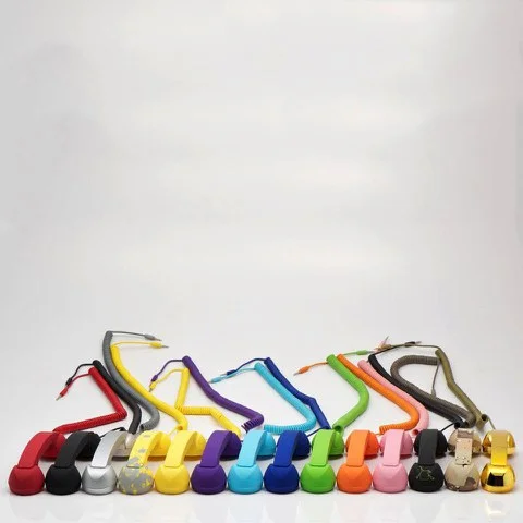 Retro Smartphone Handset - POP Phone - Eine Größe - Schwarz Bild 1