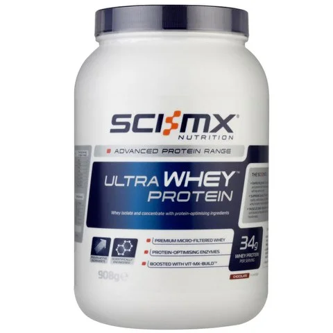 Sci-MX 100% Ultragen Molke Protein - 908g - Gefäss - Schokolade Bild 1