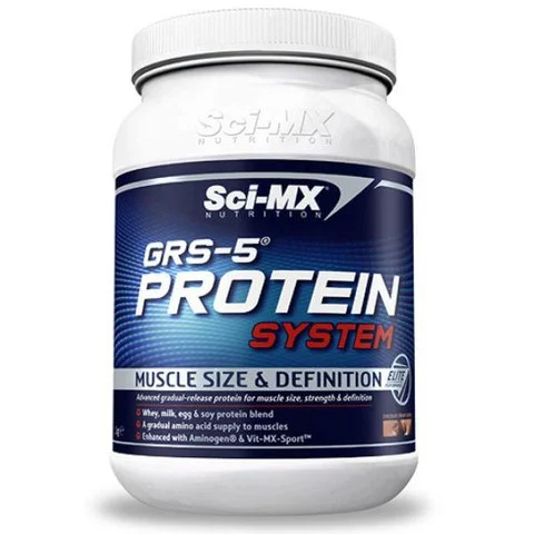 Sci-MX GRS-5 Protein System - 1kg - Gefäss - Schokolade Bild 1