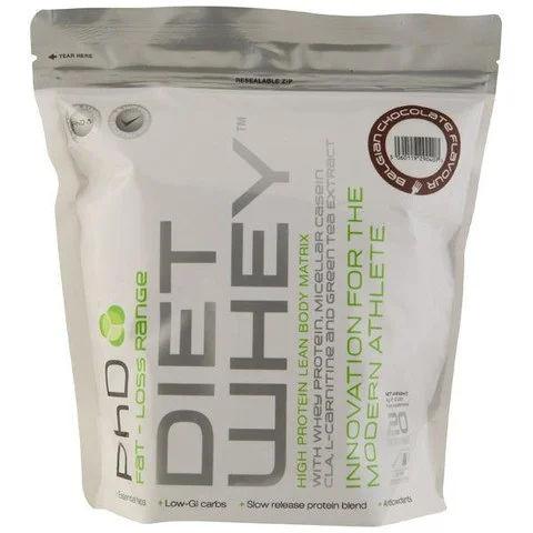 PhD Nutrition Diet Whey 1kg - 1kg - Beutel - Belgian Chocolate Bild 1