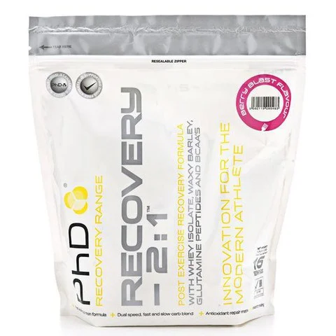 PhD Nutrition Recovery 2:1 - 1.28kg - Beutel - Berry Blast Bild 1