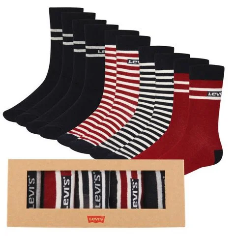 Levi's Men's 5-Pack Socks - Multi - 7 to 11 - Bunt Bild 1