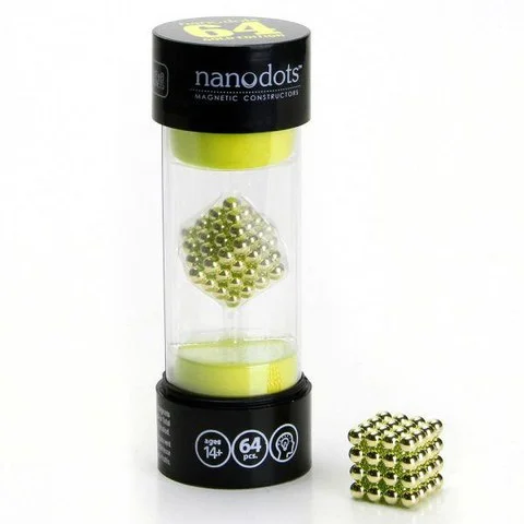 Nanodots Magnetische Kügelchen 64 Teile - Gold Bild 1