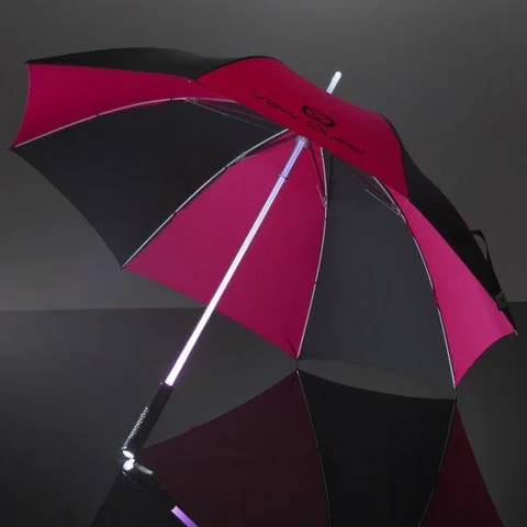 View Quest LED Umbrella - Black/Pink Bild 1