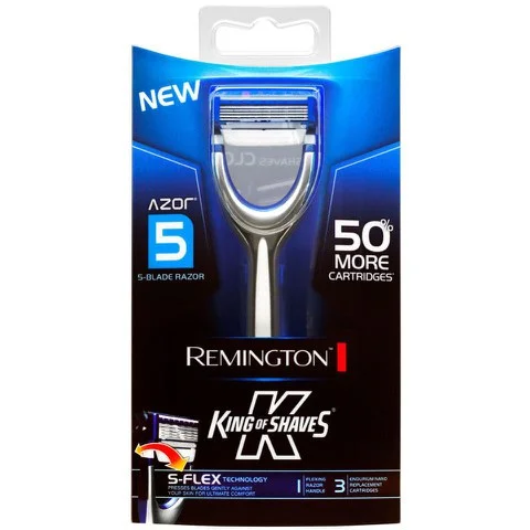 Remington King of Shaves Razor 5 Blade with 15 Replacement Cartridges Bild 1