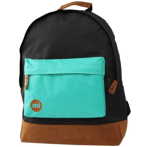 Mi-Pac Two Tone Backpack - Black/Teal Bild 1
