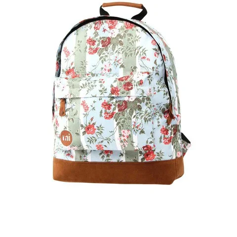 Mi Pac Floral Blau Rose Druck Rucksack Bild 1