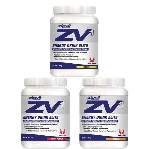 ZipVit ZV1 Energie Getränk Elite - 1.4kg Dose - 1.4kg - Gefäss - Zitrone Bild 1