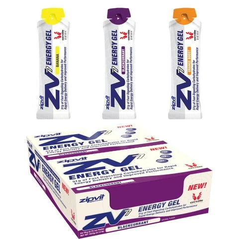 ZipVit ZV7 Energy Gel - 24 Stück - 24Softgel - Box - Banane Bild 1
