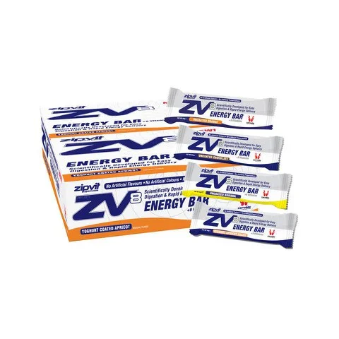 ZipVit ZV8 Energie Riegel - 20 Stück - 20Riegeln - Box - Aprikose Bild 1