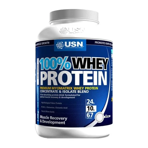 USN 100% Molkeprotein - 908g - 908g - Becher - Banane Bild 1