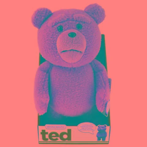 Ted 16-Inch Talking Plush with Moving Mouth Bild 1