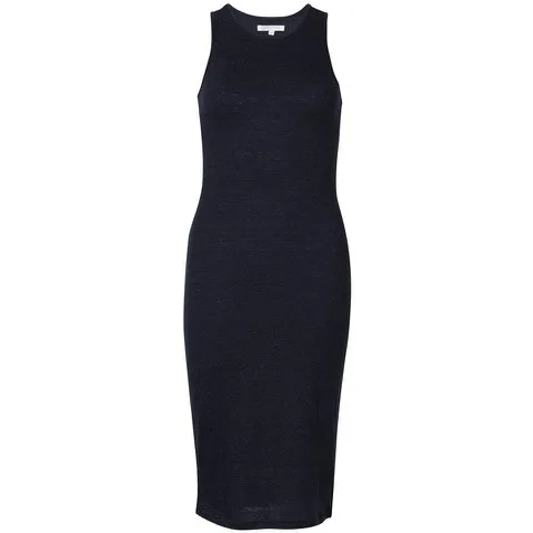 Glamorous Women's Midi Jersey Dress - Navy - 8 - Marineblau Bild 1