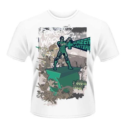 DC Originals Herren T-Shirt - Green Lantern - M - Weiß Bild 1