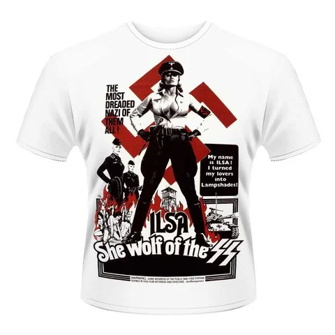 Ilsa: She Wolf Of The SS Herren T-Shirt - L - Weiß Bild 1