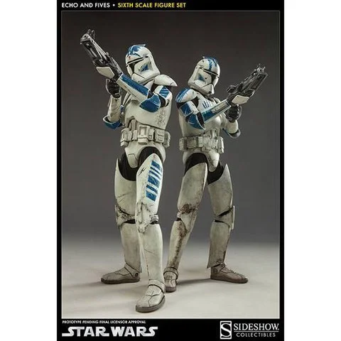 Sideshow Collectibles Clone Troopers: Echo And Fives 1:6 Scale Figure Bild 1