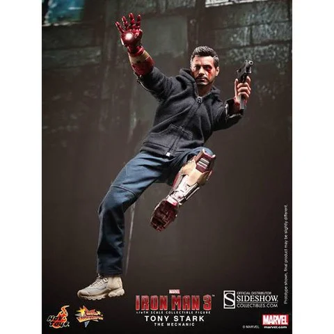 Hot Toys Iron Man Tony Stark (The Mechanic) 1:6 Scale Figur Bild 1
