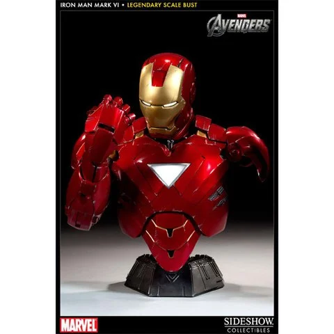 Sideshow Collectibles Iron Man Mark VI 16 Zoll Büste Bild 1