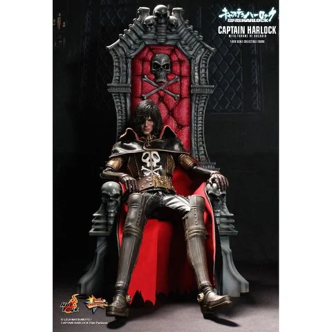 Hot Toys Captain Harlock With Throne 1:6 Scale Figure Bild 1