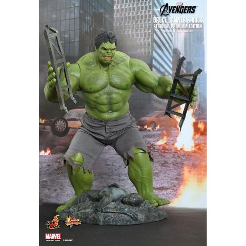 Hot Toys Marvel Bruce Banner & Hulk 1:6 Figur Bild 1