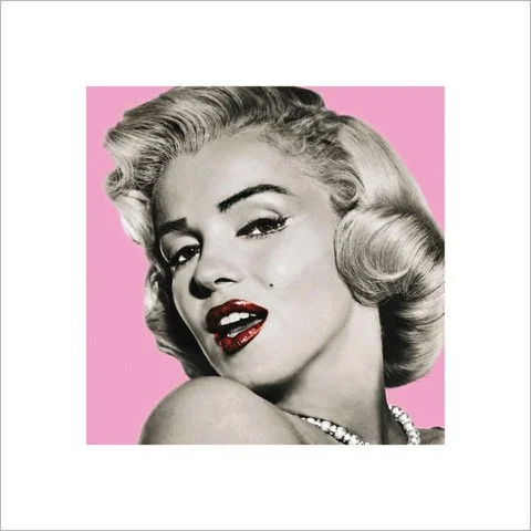 Marilyn Monroe Lips - 40 x 40cm Print Bild 1