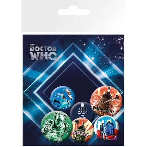 Doctor Who Retro - Badge Pack Bild 1