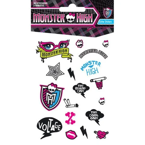 Monster High Girls (Glitter) - Glitter Sticker Pack Bild 1