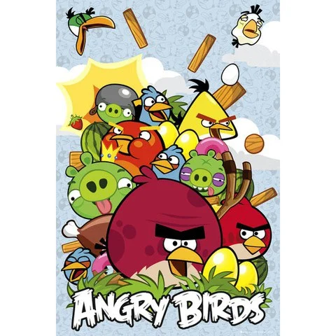 Angry Birds Collage - Maxi Poster - 61 x 91.5cm Bild 1