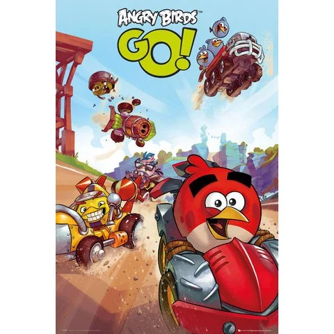 Angry Birds Go Racing - Maxi Poster - 61 x 91.5cm Bild 1