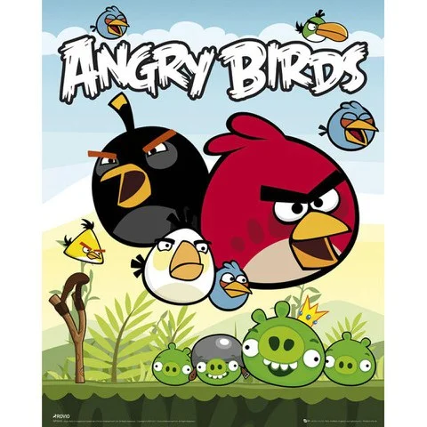 Angry Birds Group - Mini Poster - 40 x 50cm Bild 1