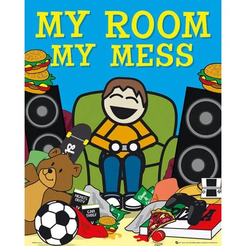 My Room My Mess - Mini Poster - 40 x 50cm Bild 1